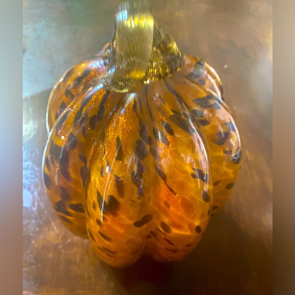 Gorgeous glass pumpkin